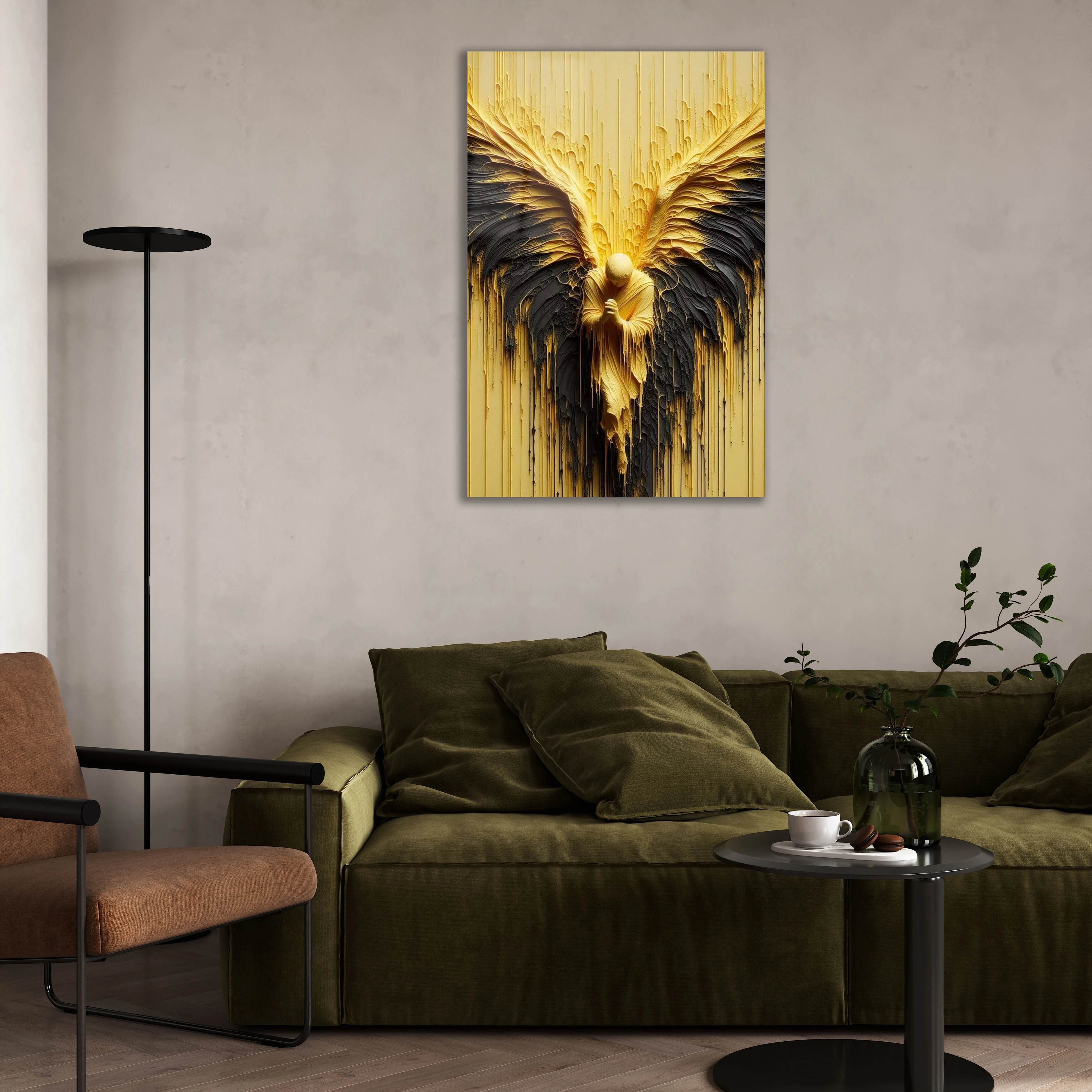 Dua Eden Melek Cam Tablo